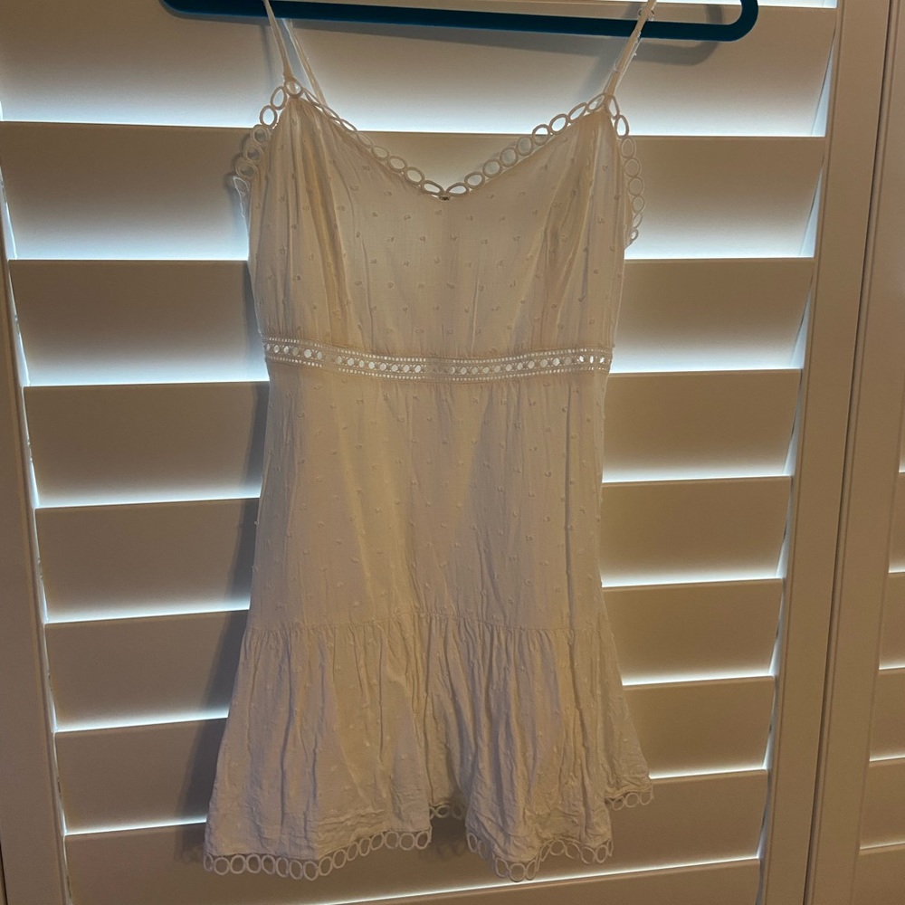White flowy dress